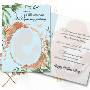 A Journey of Gratitude Birth Mother's Day Holiday Card