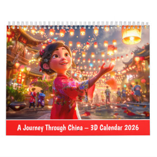 A Journey Through China – 3D Calendar