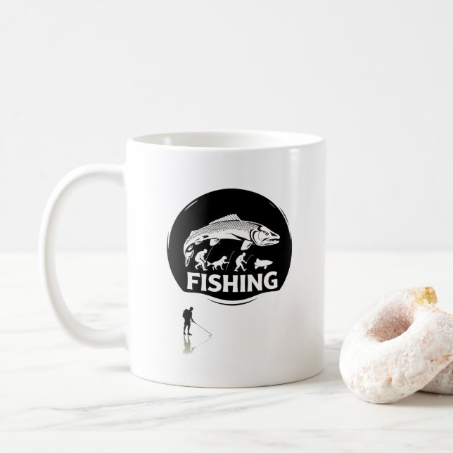 A Journey Through Time Coffee Mug (With Donut)