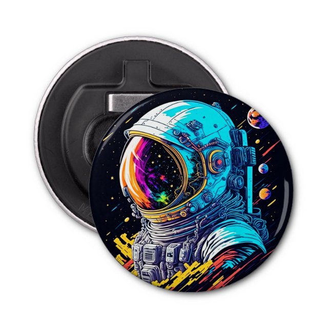 A Journey to the Stars: Cosmic Odyssey Bottle Opener (Front)