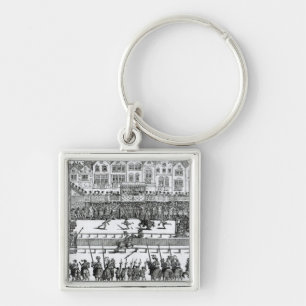A Jousting Scene Key Ring