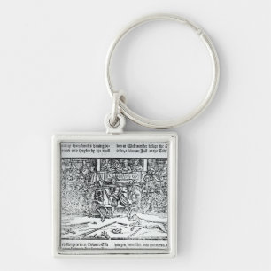 A Jousting Tournament Key Ring