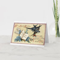 A Joyful Birthday Vintage 1913 Repro