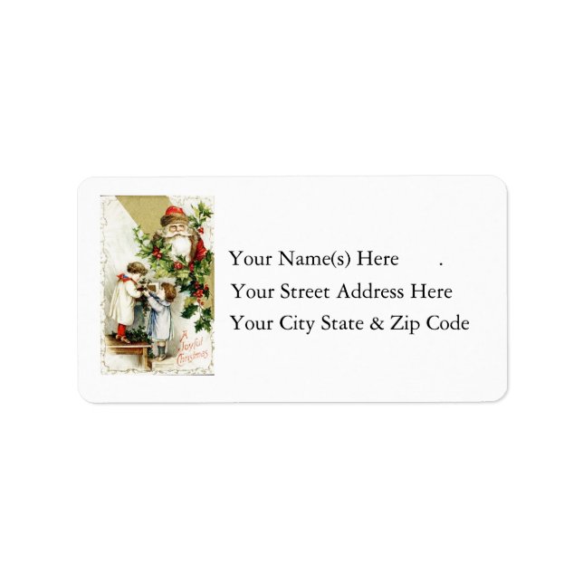 A Joyful Christmas Address Label (Front)