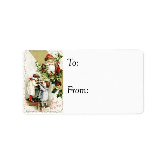 A Joyful Christmas Gift Tag (Front)