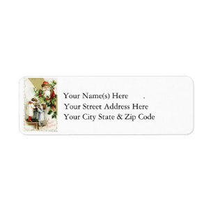 A Joyful Christmas Return Address Label
