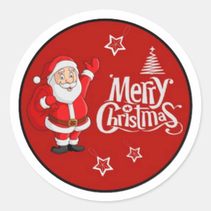 A Joyful Christmas Wish for Your Home Classic Round Sticker
