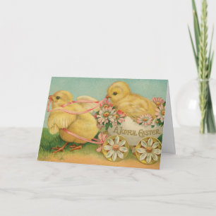 "A Joyful Easter" VIntage Postcard, ca. 1915 Card