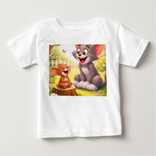 A Joyful Pause in the Garden Baby T-Shirt