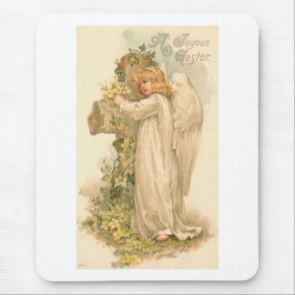 A Joyous Easter Angel Vintage Easter Mouse Pad
