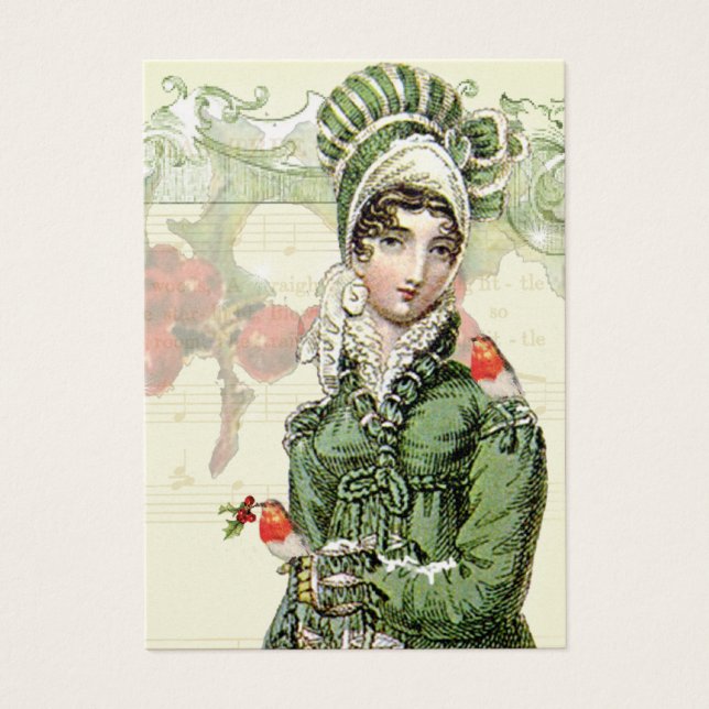 A Joyous Noel Gold Gift Tag (Front)