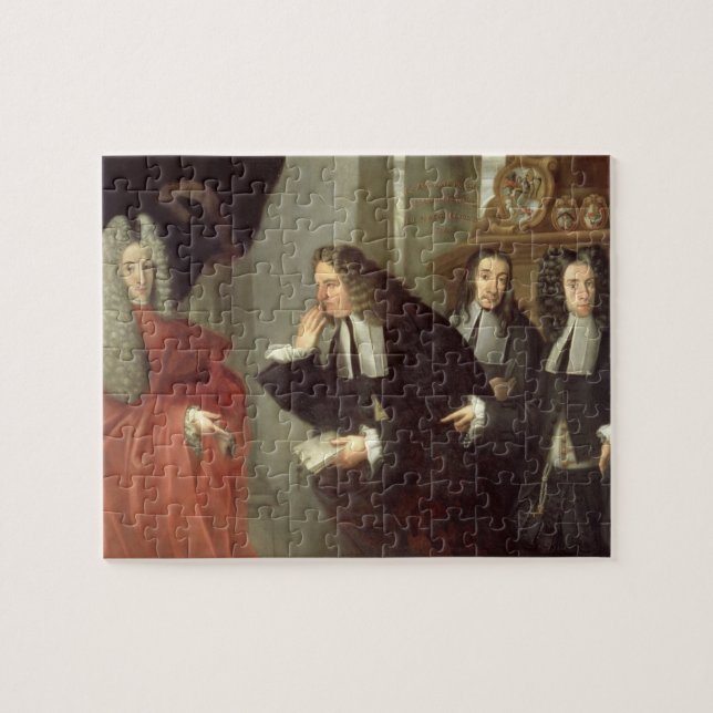 A Judge and Three Advocates, Venetian School (oil Jigsaw Puzzle (Horizontal)