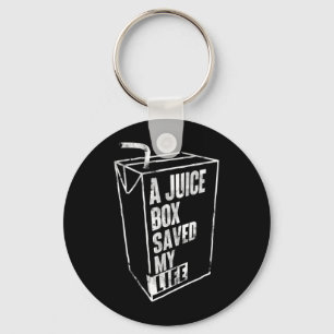 A Juice Box Saved Life - Blood Sugar Diabetes Key Ring