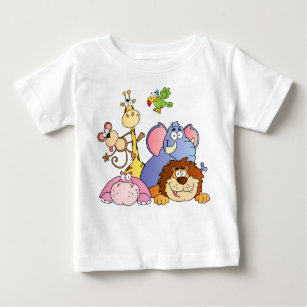 A Jungle Animals Baby T-Shirt