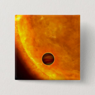 A Jupiter-sized planet 15 Cm Square Badge