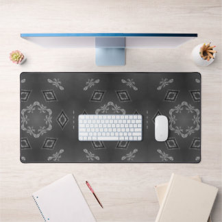 A Kaleidoscope of Delicate Etchings Desk Mat