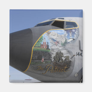 A KC-135 Stratotankerdisplaying patriotic nose Magnet