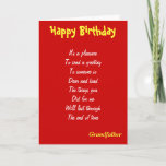 A kind grandfather birthday cards<br><div class="desc">grandfather birthday greeting cards-by Ralph Wisden Staples for The Write Place Inc</div>