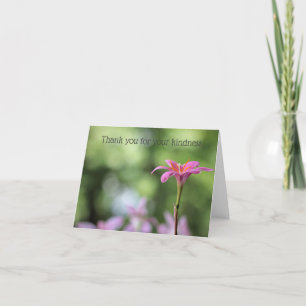 A Kind Thank You Card