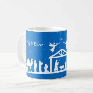 A King Is Born - Nativity Scene Mug
