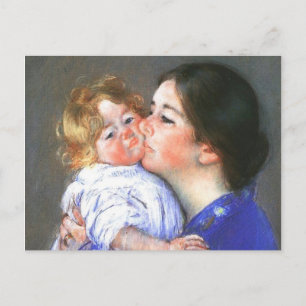 A Kiss For Baby Anne, Mary Cassatt Postcard