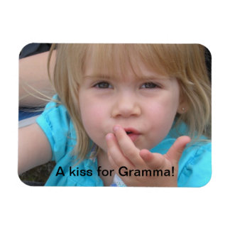 A kiss for Gramma Magnet
