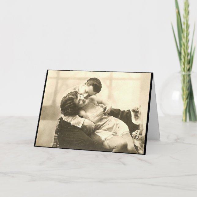 A kiss greeting card (Front)