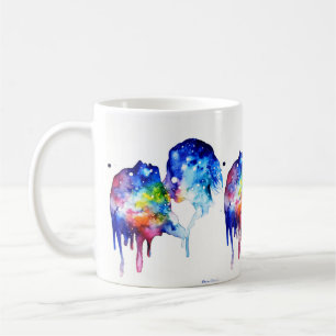 A kiss on her neck  coffee mug