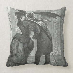 A Kiss Victorian/Gothic Winged Vampire Cushion
