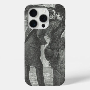 A Kiss, Victorian Vampire iPhone Case