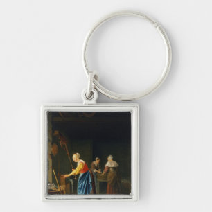 A Kitchen Scene Key Ring