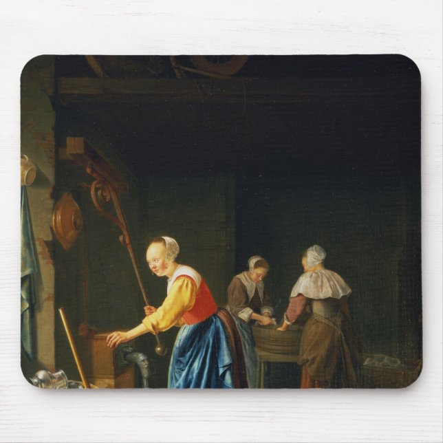 A Kitchen Scene Mouse Pad (Front)