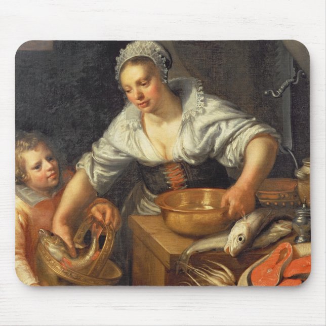 A Kitchen Scene Mouse Pad (Front)