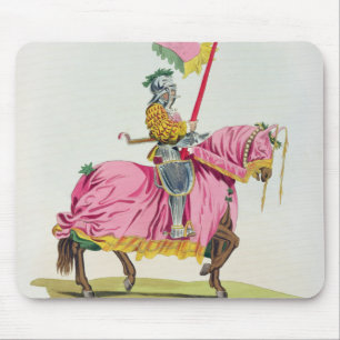 A Knight Armed for the Bond, 1512, engraved by W. Mouse Pad