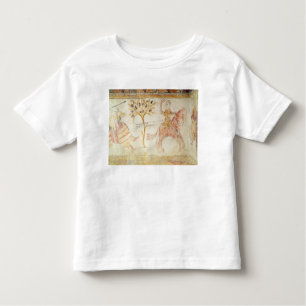 A knight carrying a flaming torch toddler T-Shirt