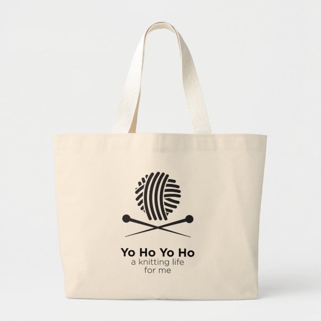 A Knitting Life For Me Tote (Front)