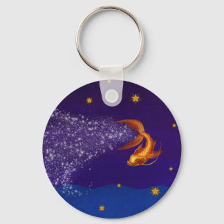 A Koi Among the Stars - keychain