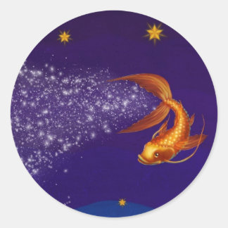 A Koi Among the Stars - sticker