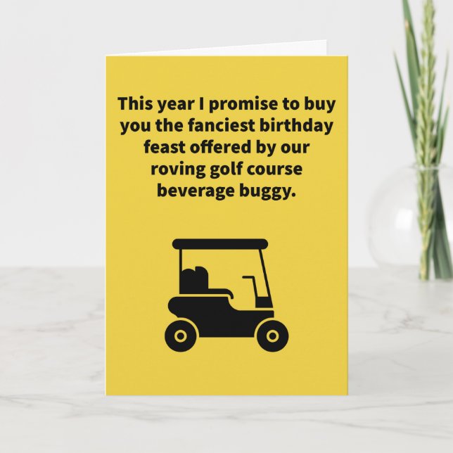 A La Cart - Birthday  Card (Front)