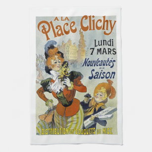 A La Place Clichy Tea Towel