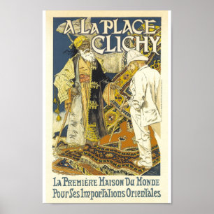 A La Place Clichy Vintage French Advertising Poster