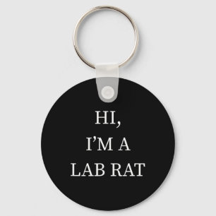 a Lab Rat Halloween Shirt Funny Last Minute Idea Key Ring