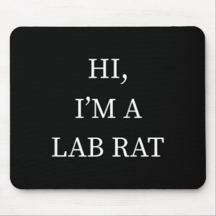 a Lab Rat Halloween Shirt Funny Last Minute Idea Mouse Pad
