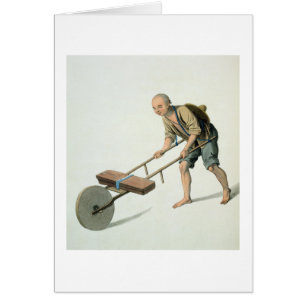 A Labourer, plate 27 from 'The Costume of China',