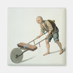 A Labourer, plate 27 from 'The Costume of China', Magnet
