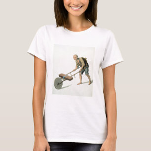 A Labourer, plate 27 from 'The Costume of China', T-Shirt