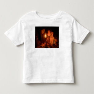 A Lady Admiring An Earring by Candlelight Toddler T-Shirt