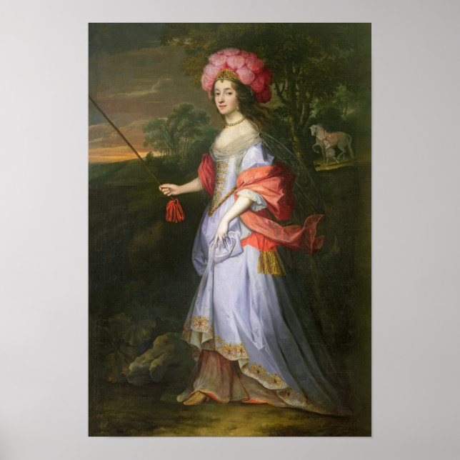 A Lady in Masquerade Costume, c.1679 Poster (Front)