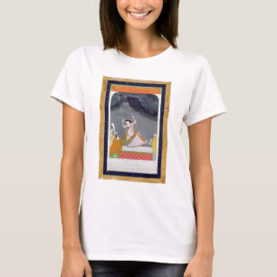 A lady on a swing, Kangra, Punjab hills c.1790 (op T-Shirt