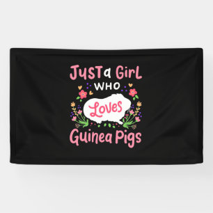 A Lady Who Loves Guinea Pigs Banner